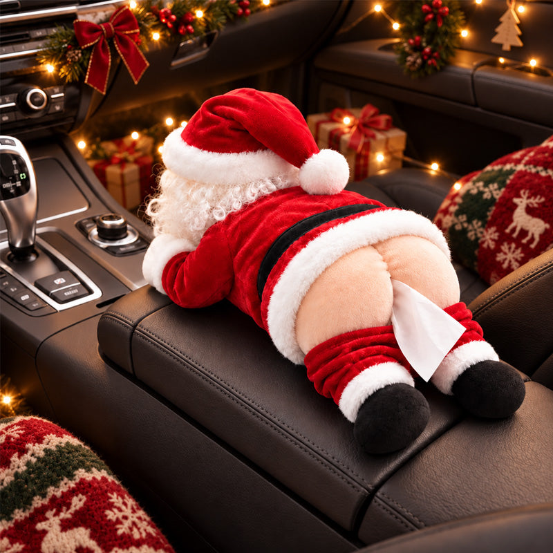 đ
Funny Santa Butt Tissue Box