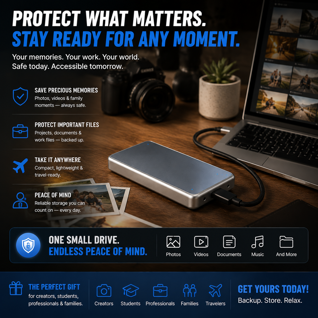 đ„ LAST DAY 50% OFF-Portable External SSD â Protect Your Photos, Videos & Important Files