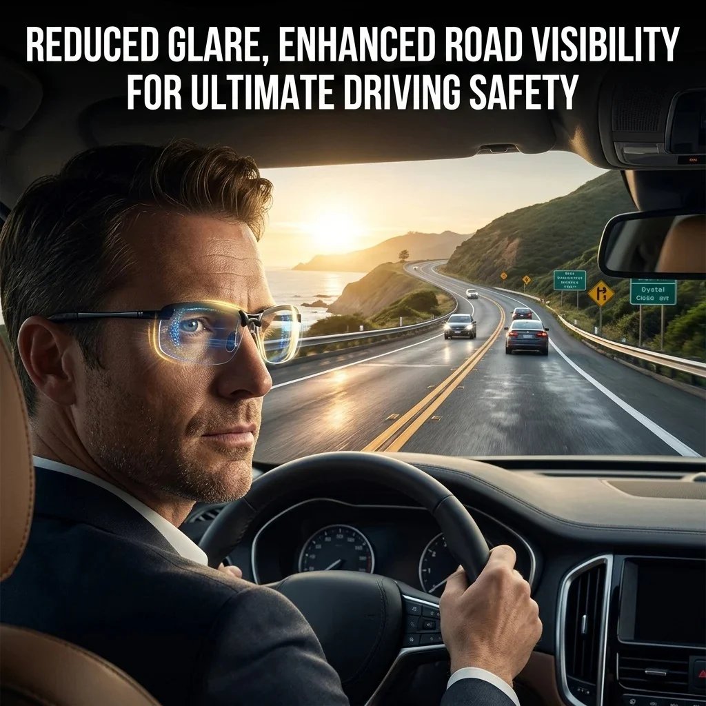 🕶️High-Tech Smart Glasses: Featuring infrared see-through capabilities, UV and blue light protection, and anti-glare/anti-reflective properties. They are dustproof and windproof, with impact-resistant, shatterproof lenses. Designed to help correct myopia