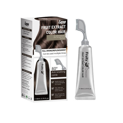 ✨ Salon-Grade Ammonia-Free Hair Color Comb | Effortless No-Mix Botanical Dye for Vibrant, Healthy Hair