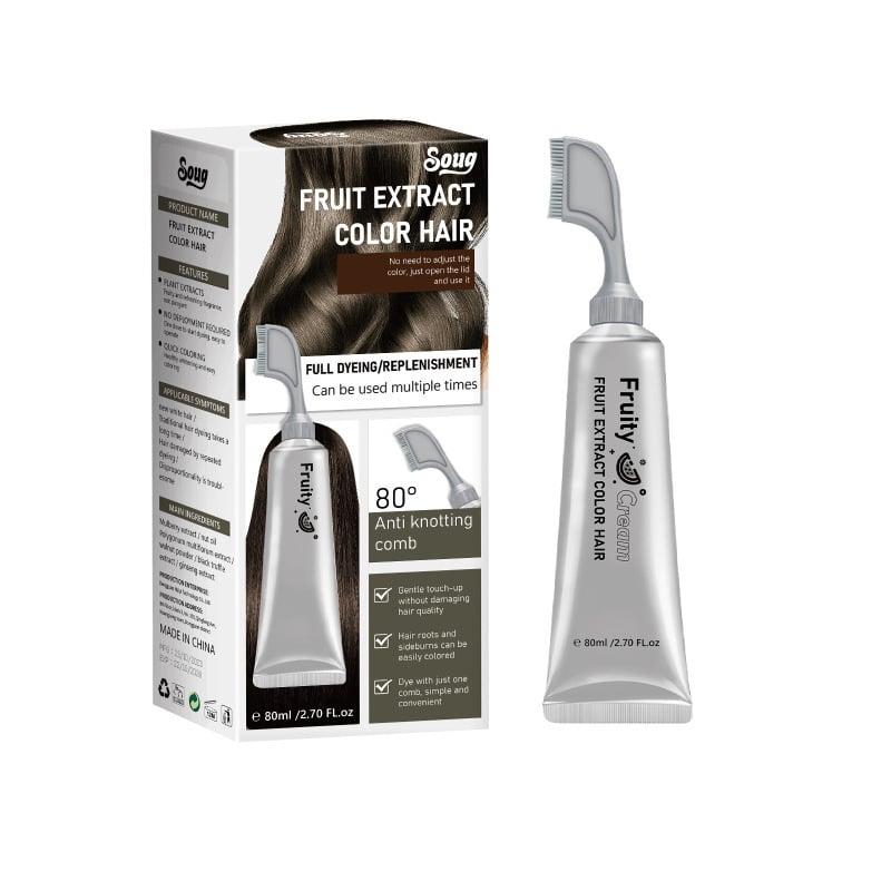 ✨ Salon-Grade Ammonia-Free Hair Color Comb | Effortless No-Mix Botanical Dye for Vibrant, Healthy Hair