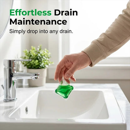 🥳2026 HOT SALE🥳💞50K+ SOLD!|Drain Deodorizer Pods – Bio‐enzyme formula neutralizes smells at the source. Instant fresh scent, no harsh chemicals🚰✅