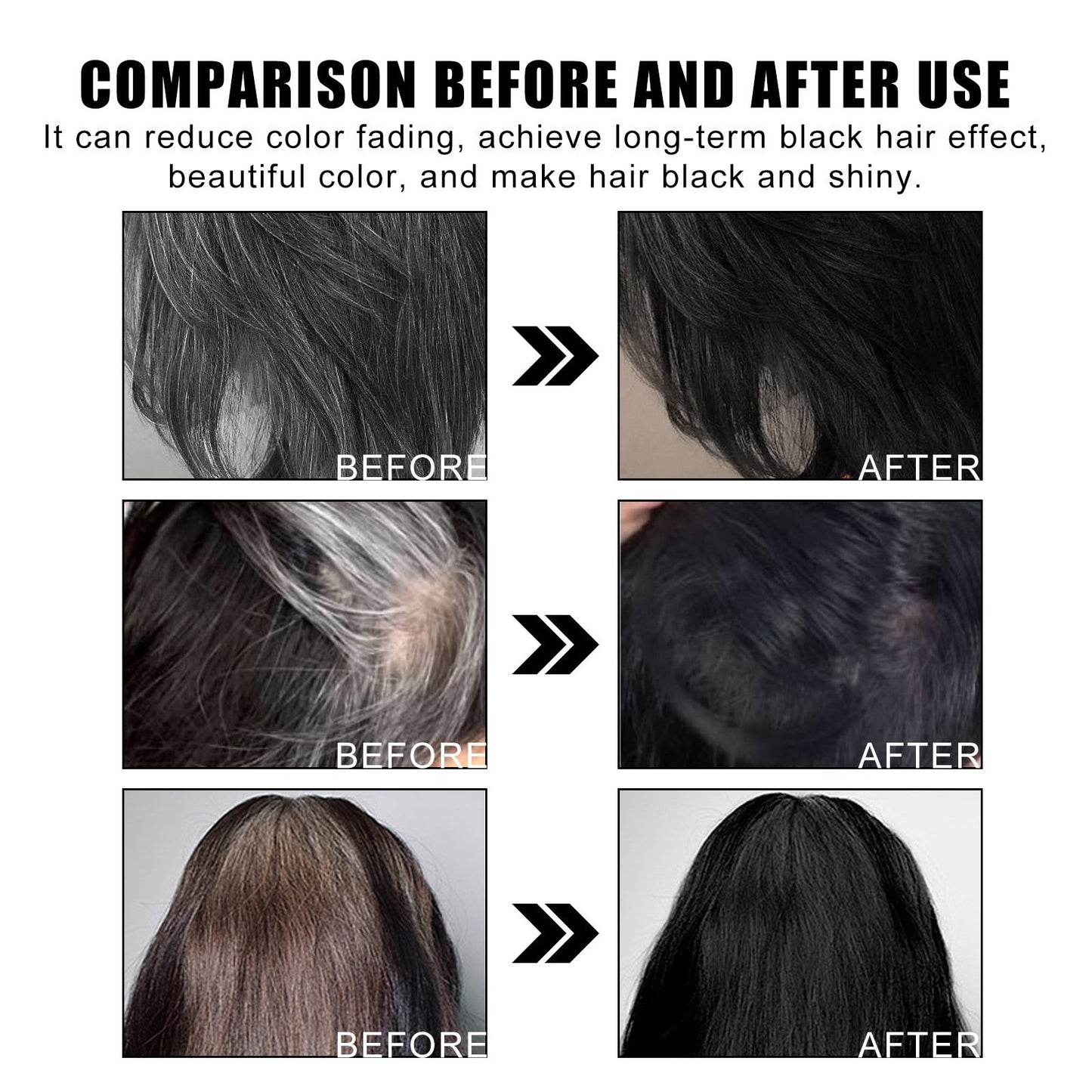 ✨ Salon-Grade Ammonia-Free Hair Color Comb | Effortless No-Mix Botanical Dye for Vibrant, Healthy Hair