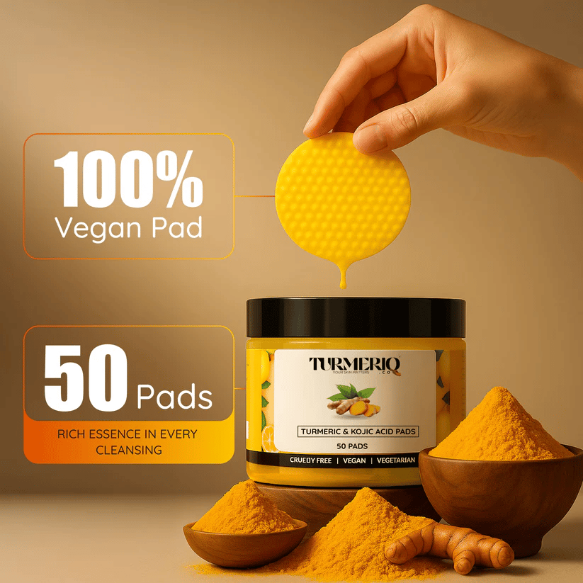 ✨Turmeric Cleansing Exfoliating Pads Facial Cleansing Skincare🫚🌿