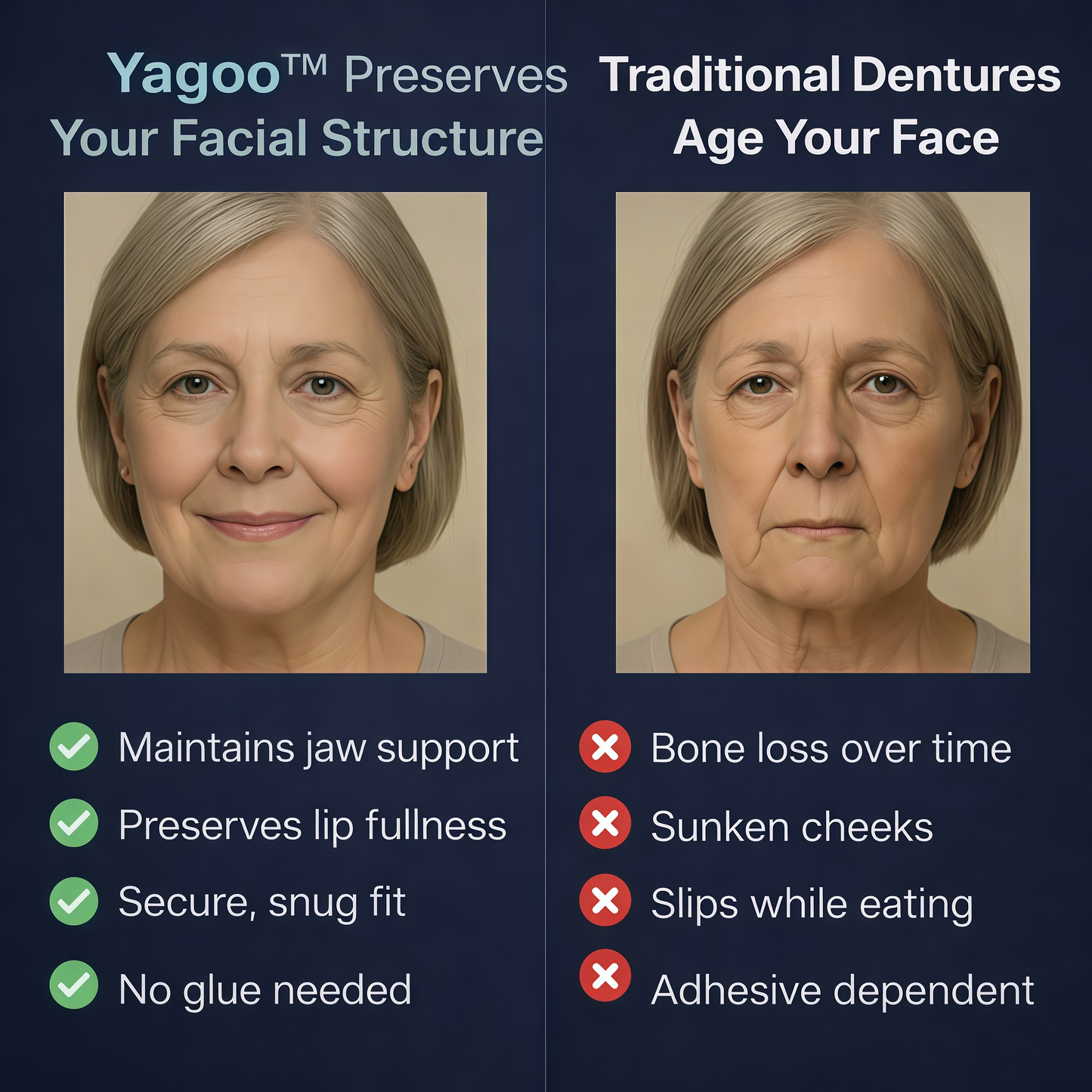 🎁🌎Ends Today: 70% OFF! Yagoo™ Medical Full Denture with Strong Suction^ 🏆 2026 Best Seller