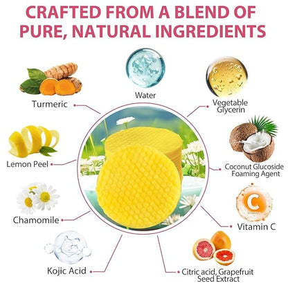 ✨Turmeric Cleansing Exfoliating Pads Facial Cleansing Skincare🫚🌿