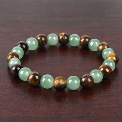 🏆 50K+ SOLD!🍀💰Money Attraction Bracelet with Green Aventurine & Tiger Eye