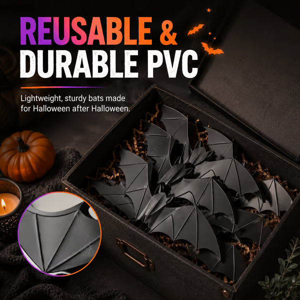 (🎁Last Day 49% OFF)🦇💡3D led bats - Turn Your Walls Into a Haunted Masterpiece👻