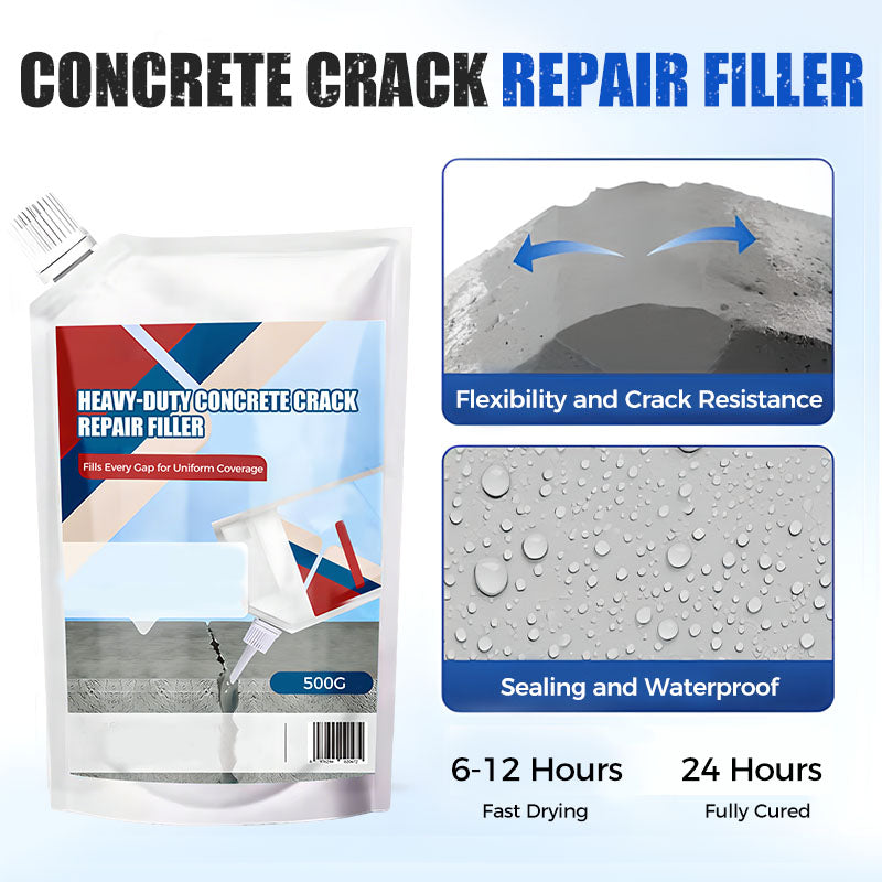 🔥Heavy-Duty Concrete Crack Repair Adhesive| Multi-Surface Gap Filler