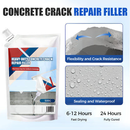 🔥Heavy-Duty Concrete Crack Repair Adhesive| Multi-Surface Gap Filler