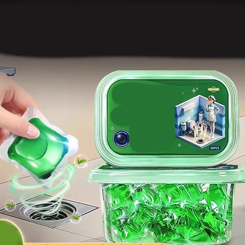 🥳2026 HOT SALE🥳💞50K+ SOLD!|Drain Deodorizer Pods – Bio‐enzyme formula neutralizes smells at the source. Instant fresh scent, no harsh chemicals🚰✅
