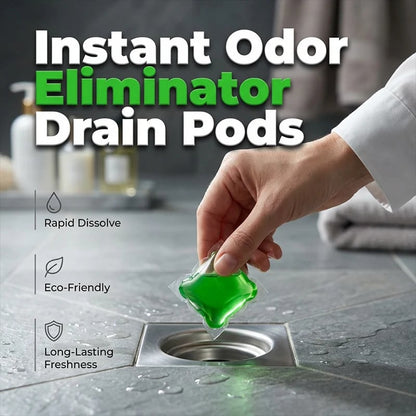 🥳2026 HOT SALE🥳💞50K+ SOLD!|Drain Deodorizer Pods – Bio‐enzyme formula neutralizes smells at the source. Instant fresh scent, no harsh chemicals🚰✅