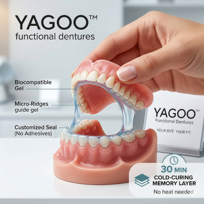 🎁🌎Ends Today: 70% OFF! Yagoo™ Medical Full Denture with Strong Suction^ 🏆 2026 Best Seller