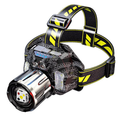 🔥LAST DAY 50% OFF - 💡5-Color Motion Sensor Rechargeable LED Headlamp | Multi-Mode Outdoor Waterproof Head Flashlight