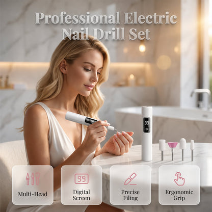 🥳2026 HOT SALE💞✨ 48% OFF! Professional Electric Nail Polisher – Smooths thick nails, 99-speed display. Multiple heads for shaping & buffing. Salon at home! 🌟💎