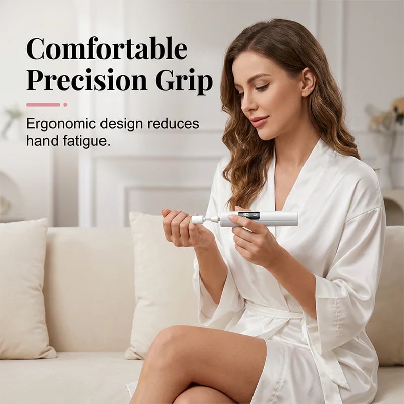 🥳2026 HOT SALE💞✨ 48% OFF! Professional Electric Nail Polisher – Smooths thick nails, 99-speed display. Multiple heads for shaping & buffing. Salon at home! 🌟💎