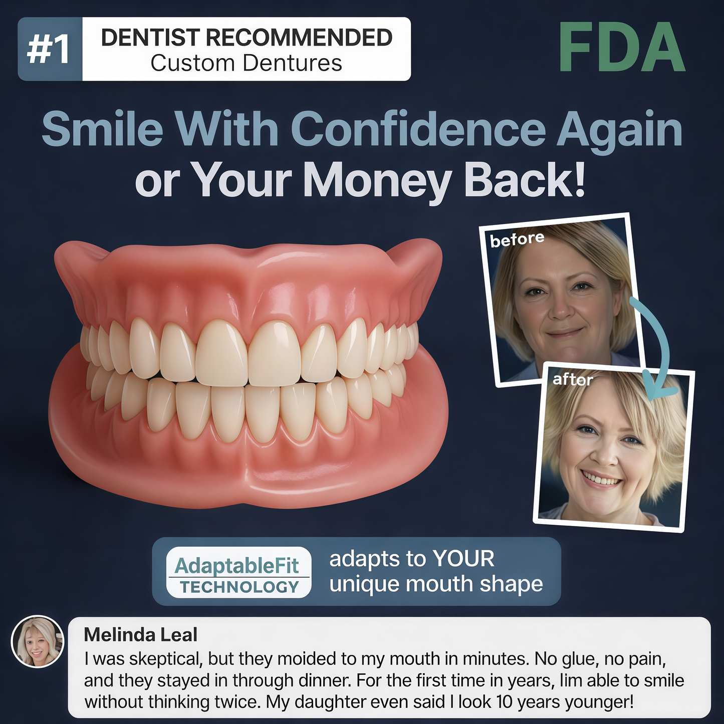🎁🌎Ends Today: 70% OFF! Yagoo™ Medical Full Denture with Strong Suction^ 🏆 2026 Best Seller