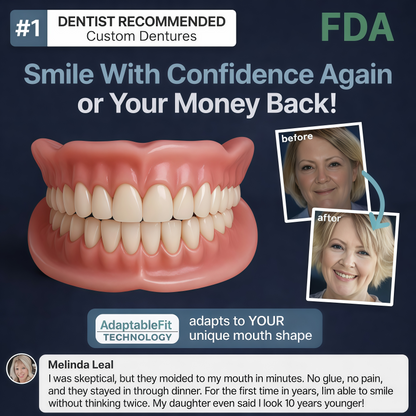 🎁🌎Ends Today: 70% OFF! Yagoo™ Medical Full Denture with Strong Suction^ 🏆 2026 Best Seller