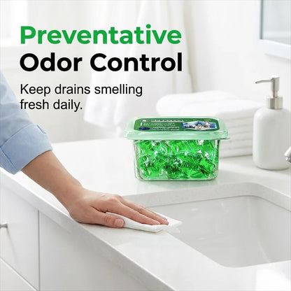 🥳2026 HOT SALE🥳💞50K+ SOLD!|Drain Deodorizer Pods – Bio‐enzyme formula neutralizes smells at the source. Instant fresh scent, no harsh chemicals🚰✅