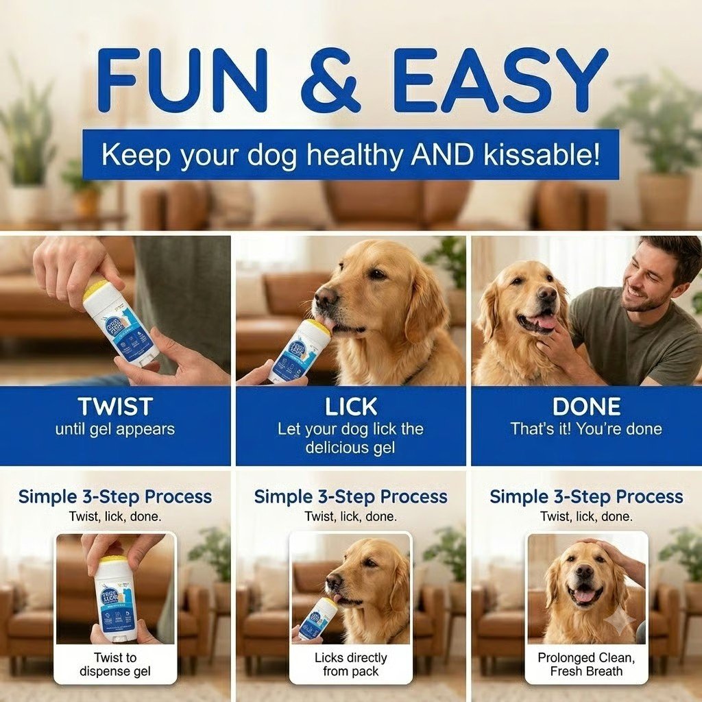 Last Day 50% OFF🔥No-Brush Dog Dental Gel