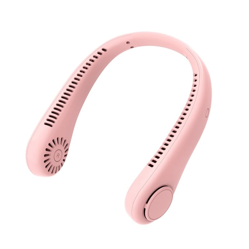 ❄️ Portable Neck Fan - 3-Sec Instant Cooling, 360° Rotating Head, 3-Speed Airflow