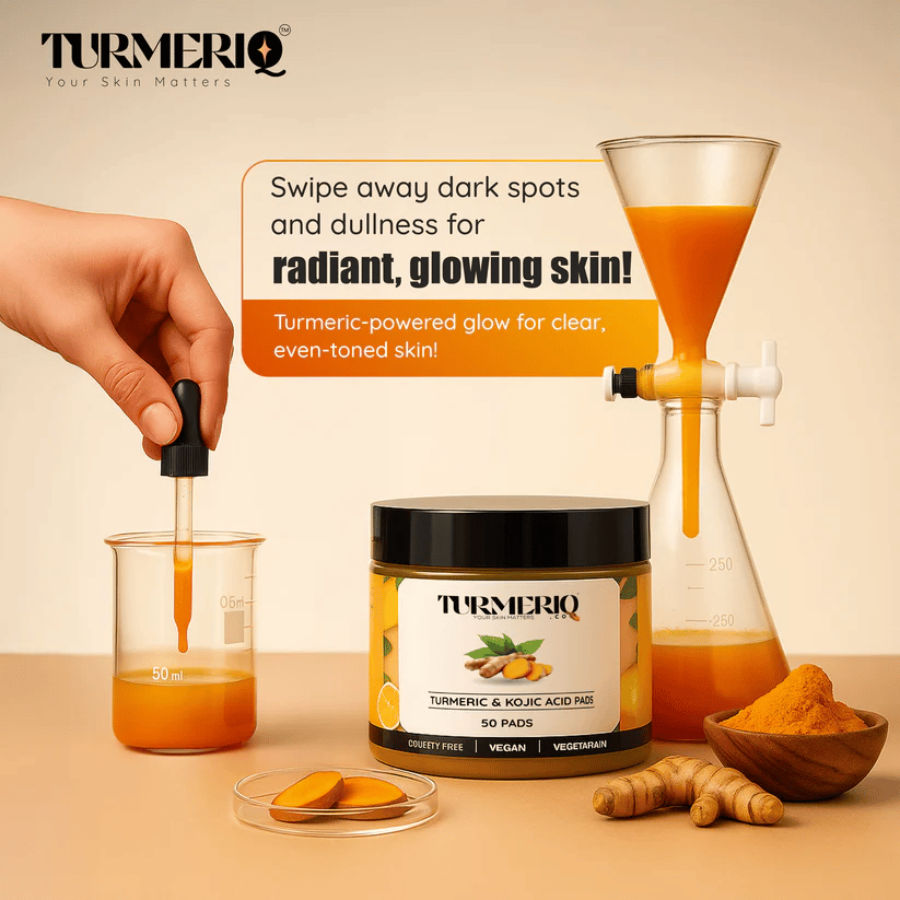 ✨Turmeric Cleansing Exfoliating Pads Facial Cleansing Skincare🫚🌿