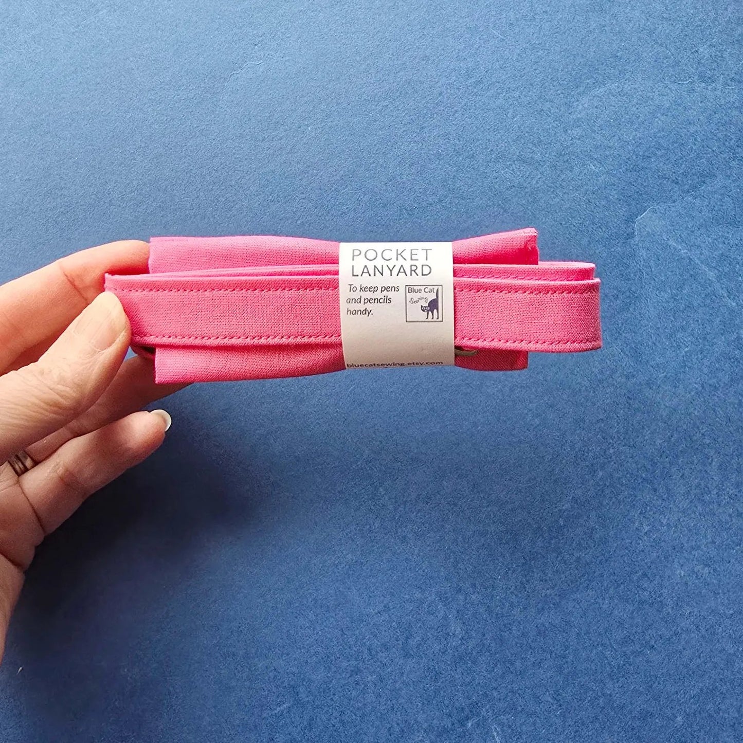 🔥LAST DAY 50% OFF -👩‍🏫NEW UPGRADED Plain Fabric Pen Lanyards