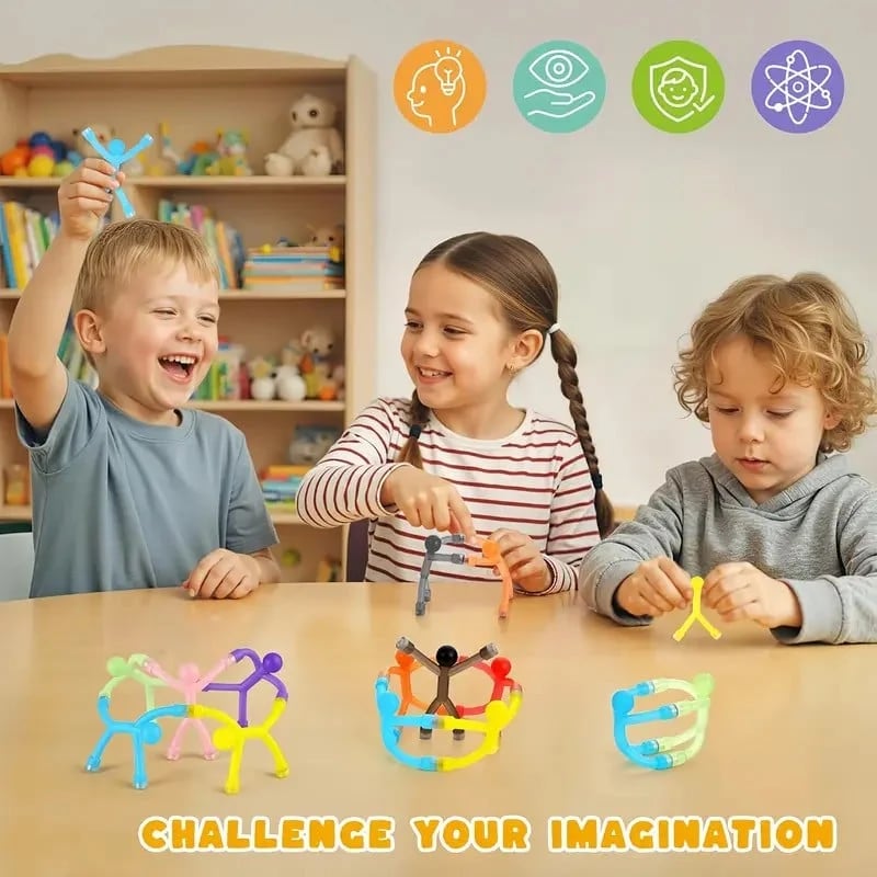 🔥LAST DAY 50% OFF - ✨Unisex Kids' Magnetic Building Set (Set of 10)