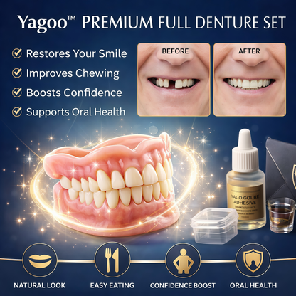 🎁🌎Ends Today: 70% OFF! Yagoo™ Medical Full Denture with Strong Suction^ 🏆 2026 Best Seller