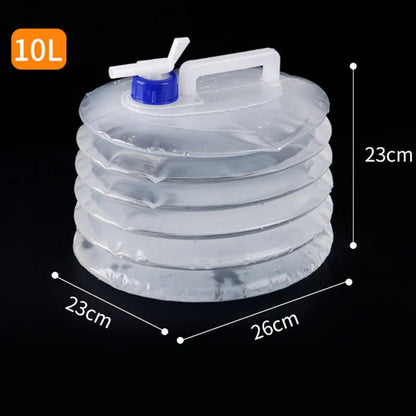 🔥LAST DAY 50% OFF - 🚿Collapsible Food-Grade Water Container with Leak-Proof Spigot | Space-Saving Portable Water Jug for Camping & Outdoor Trips ⛺