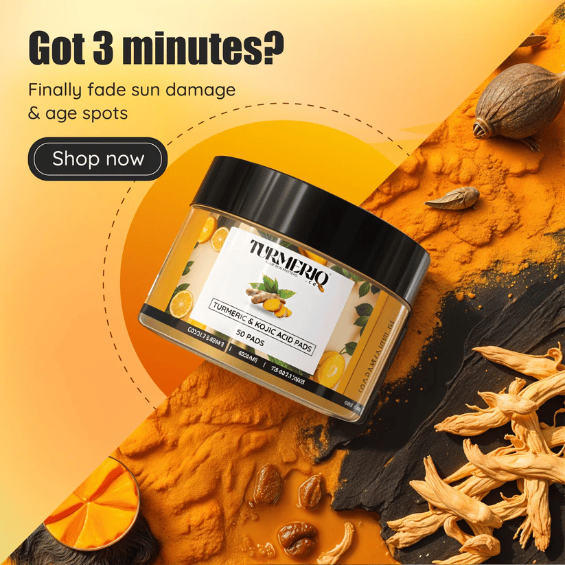 ✨Turmeric Cleansing Exfoliating Pads Facial Cleansing Skincare🫚🌿