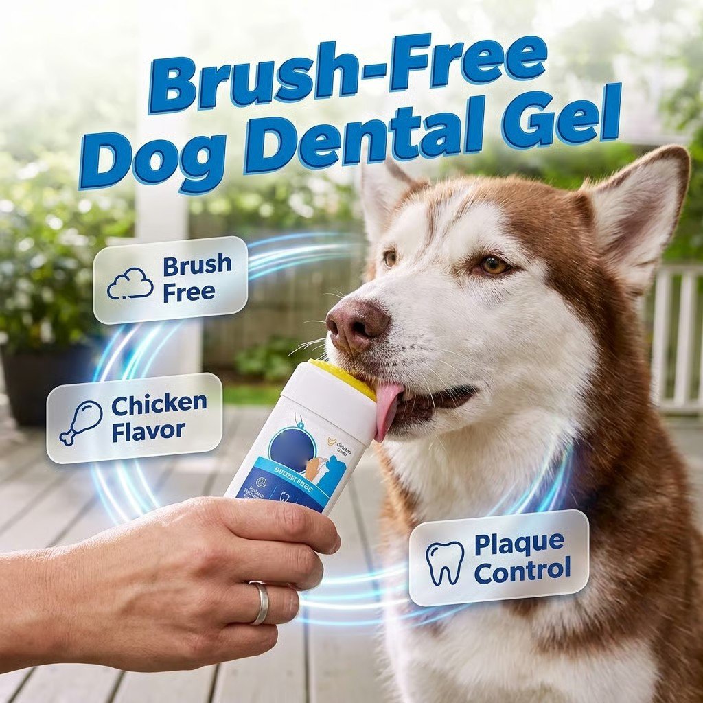 Last Day 50% OFF🔥No-Brush Dog Dental Gel