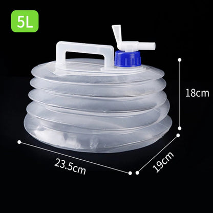 🔥LAST DAY 50% OFF - 🚿Collapsible Food-Grade Water Container with Leak-Proof Spigot | Space-Saving Portable Water Jug for Camping & Outdoor Trips ⛺