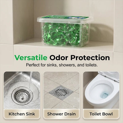 🥳2026 HOT SALE🥳💞50K+ SOLD!|Drain Deodorizer Pods – Bio‐enzyme formula neutralizes smells at the source. Instant fresh scent, no harsh chemicals🚰✅