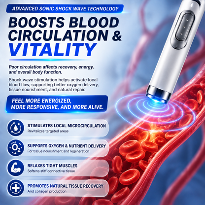 🔥Ultrasonic Shock Wave Therapy Massager——Enhances bust and lifts buttocks. Fuel Muscle Growth.Boost Circulation. Relieve Pain.