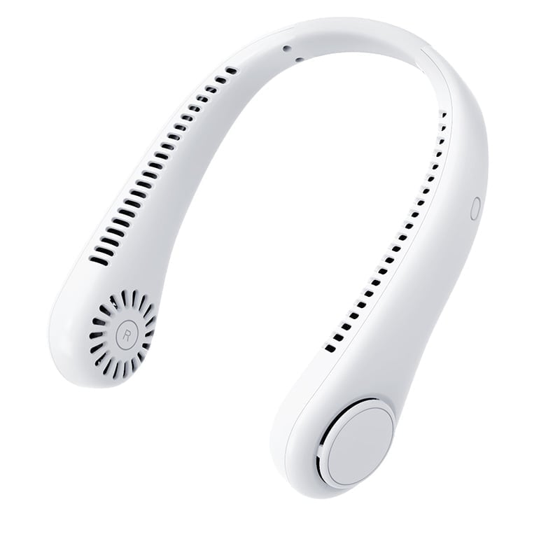 ❄️ Portable Neck Fan - 3-Sec Instant Cooling, 360° Rotating Head, 3-Speed Airflow