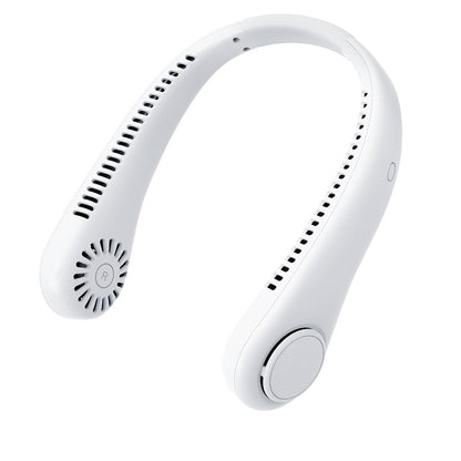 ❄️ Portable Neck Fan - 3-Sec Instant Cooling, 360° Rotating Head, 3-Speed Airflow