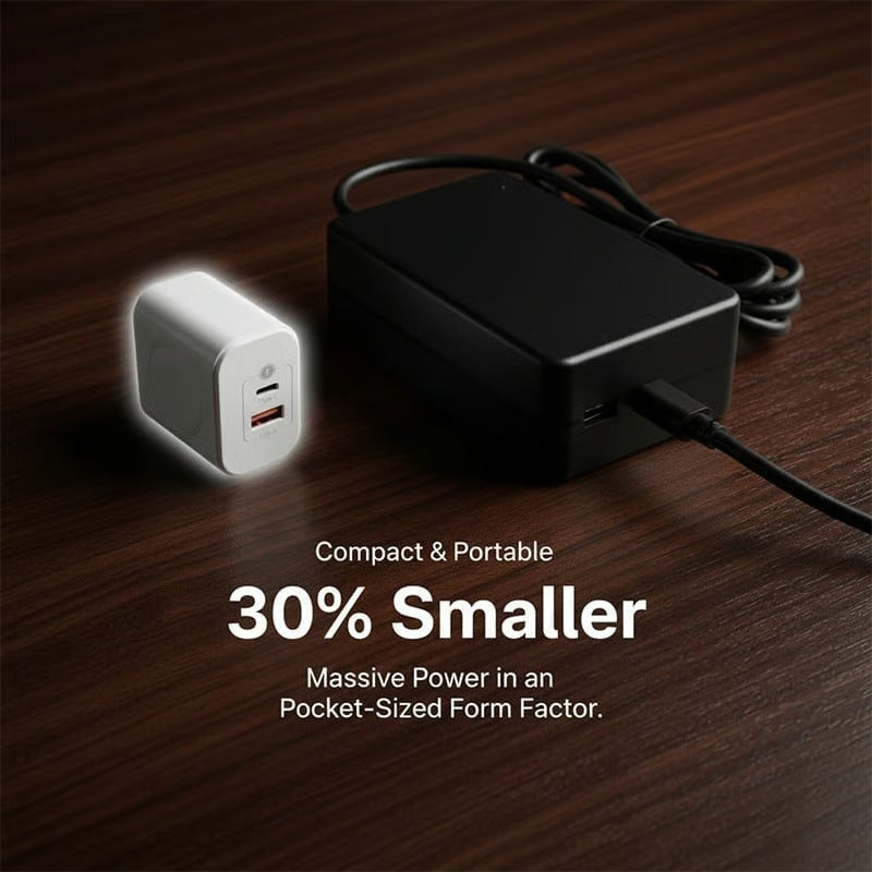 3-in-1 GaN Magnetic Wireless Charger