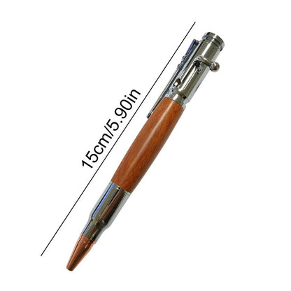 🖊100% Handmade Bolt Action Wooden Bullet PenTM | Crafted From Real Wood & Bullet Casing(Lauren Taylor Handmade®) - BUY 3 FREE SHIPPING