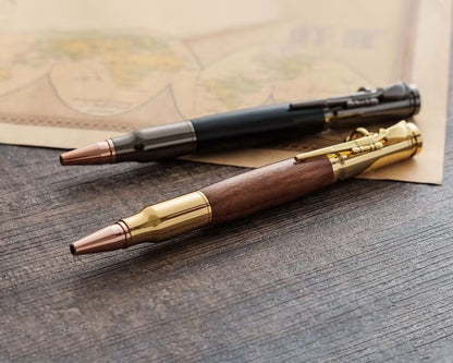 🖊100% Handmade Bolt Action Wooden Bullet PenTM | Crafted From Real Wood & Bullet Casing(Lauren Taylor Handmade®) - BUY 3 FREE SHIPPING