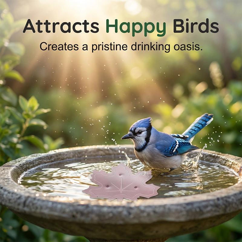 ⏳Buy One, Get One Free🌿Universal Fit Bird Bath Cleaner🐦💦Wildlife-Safe Leaf Purifier for Fresh, Clear Water in Any Garden Basin | Rust-Resistant & Low Maintenance🛡️✨